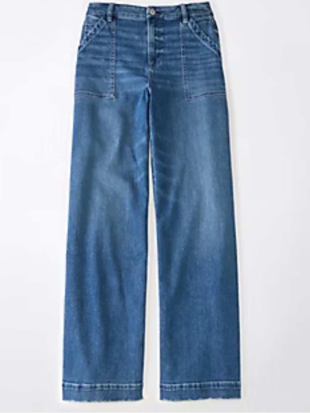 AMERICAN EAGLEt curvy dreamy drape high-rise baggy wide leg jeans